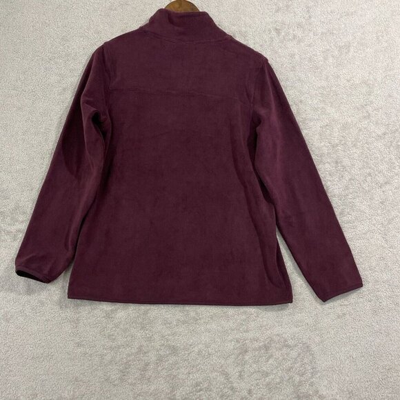 NEW 32 Degrees Heat Women's S Burgundy Pullover Fleece Sweatshirt Soft Warm - Picture 2 of 8